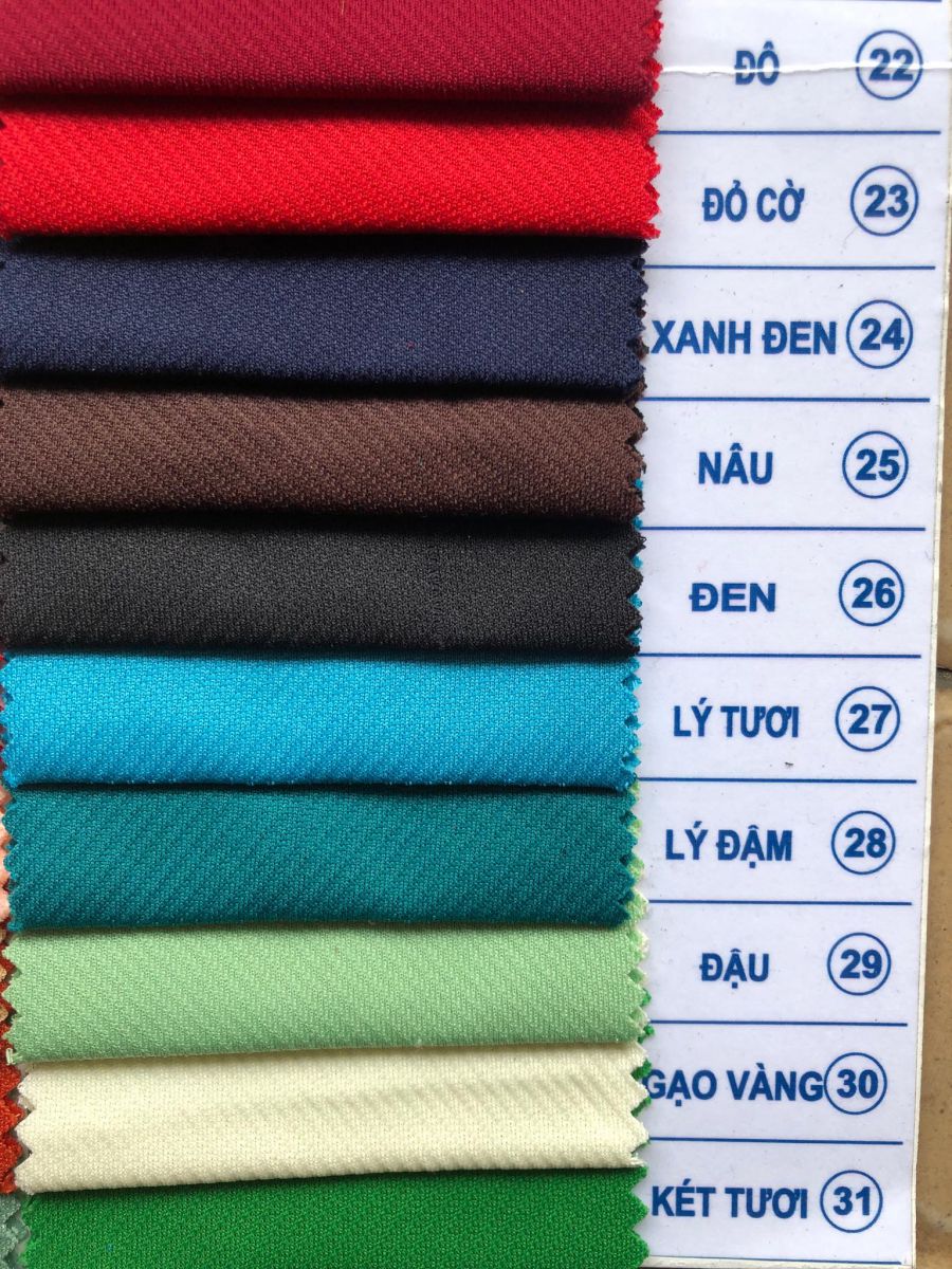 Vải thun sọc chéo