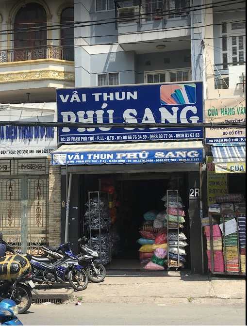 cửa hàng vải thun phú sang