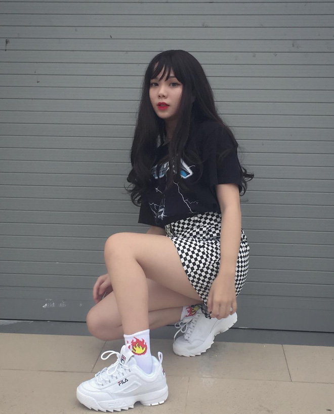 Chi pu yêu thích giày FIla